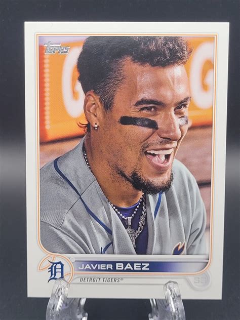 2022 Topps Series 2 Javier Baez Short Print Variation Detroit Tigers SP