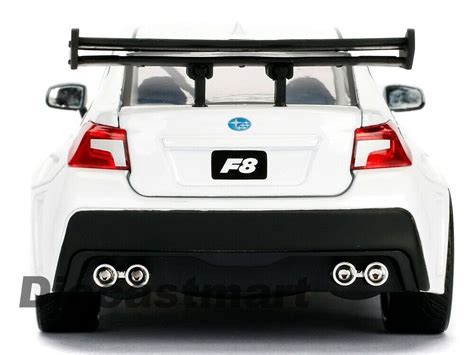 Jada 1 24 Fast And Furious 8 Mr Little Nobody S Subaru Wrx Sti White 98296 New Ebay