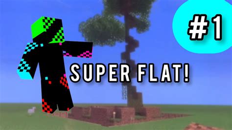 Minecraft Superflat Survival Part 1 YouTube