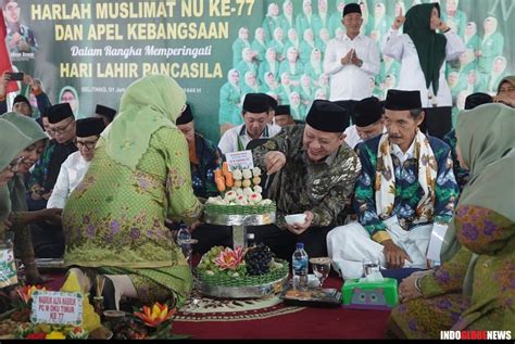 Bupati Ir H Lanosin Hamzah St Hadiri Harlah Nu Dan Peringatan Hari