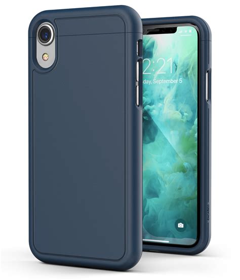 Iphone Xr Slim Case Ultra Thin Protective Grip Cover Slimshield Navy Blue