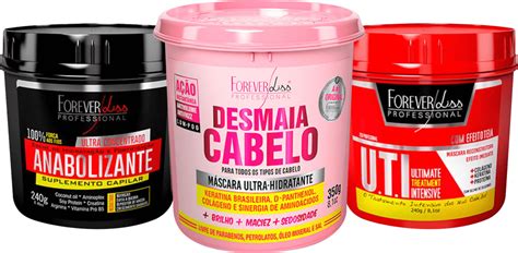 Kit Forever Liss Cronograma Capilar Cabelos Saud Veis Beleza Na Web