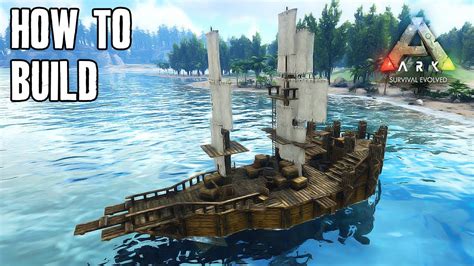 ARK Boat Base Raft HOW TO BUILD YouTube