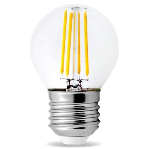 Żarówka Led Filament E27 Ściemnialna 4 5w Kulka 7663260619