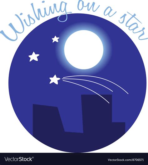 Wishing On A Star Royalty Free Vector Image Vectorstock