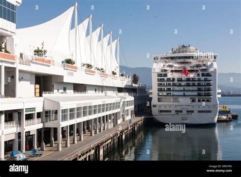 The Cruise Ship Terminal at Canada Place, Vancouver, Canada Stock Photo ...