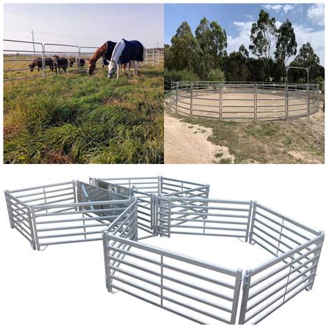 Hot Dip Galvanized Metal Iron Steel Galvanized Fence Panels Farm Cattle