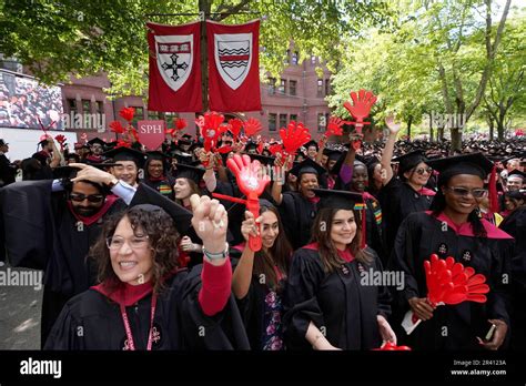 Graduating Harvard University Students Celebrate Their Graduate Degrees