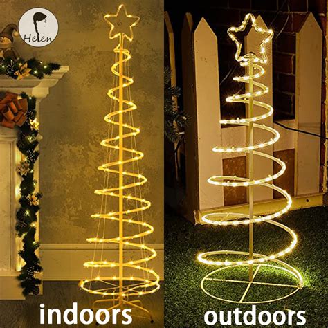 Led Spiral Tree Light Warm White 5v 10w Indoor Outdoor Holiday Christmas Decorlamp Buy Led