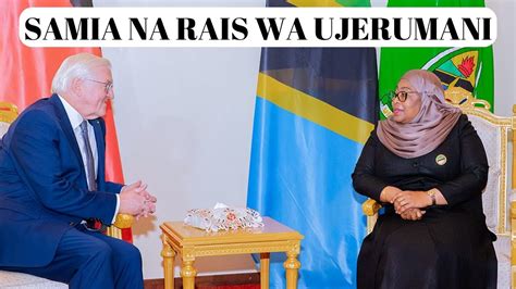 HOTUBA YA RAIS SAMIA LEO NA MGENI WAKE RAIS WA UJERUMANI YouTube