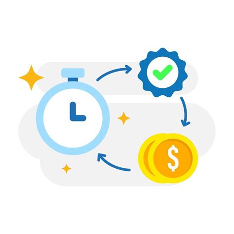 Time Cost Quality Balance Concept Illustration Flat Design Vector Eps