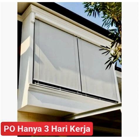 Jual Roller Blind Outdoor Murah Lebay Shopee Indonesia