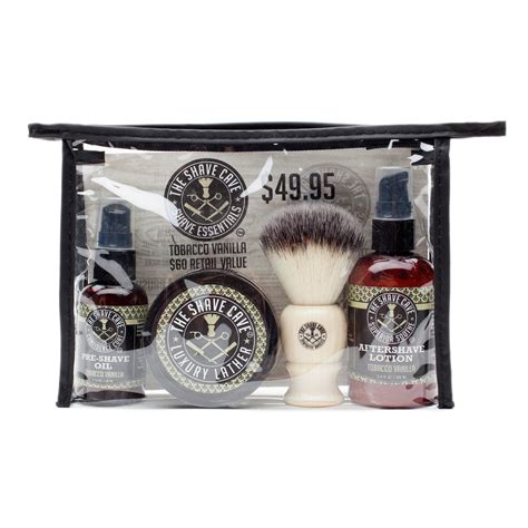 Shave Bundle Tobacco Vanilla Shave Cave