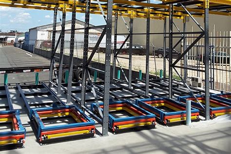 Pushback Rack SK3600 Push Back Racking System Steel King