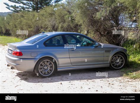 2006 Model Bmw E46 M3 Sports Car Sedan Saloon Parked At Palm Beach In