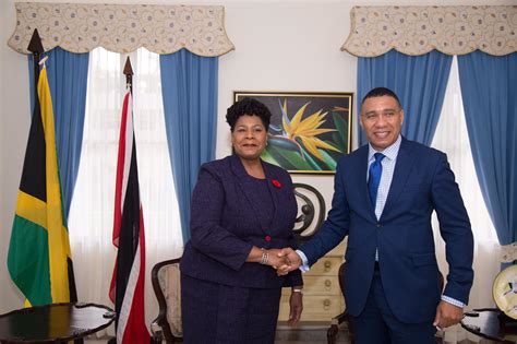 Andrew Holness On Twitter Her Excellency Paula Mae Weekes Is The Sixth President Of Trinidad