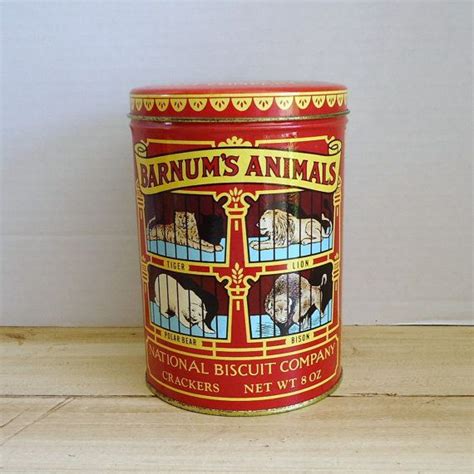 Animal Crackers Vintage Tin Collectors Tins Retro Kitchen - Etsy ...