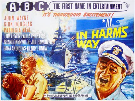 Solve IN HARM’S WAY - 1965 MOVIE POSTER JOHN WAYNE, KIRK DOUGLAS jigsaw puzzle online with 336 ...