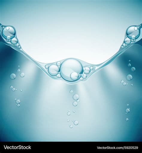 Water Wave Royalty Free Vector Image Vectorstock