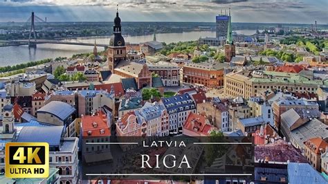 Riga Latvia 4k Drone Footage Youtube