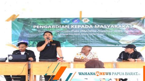 Petani Pala Di Kampung Unipokpok Fakfak Mengikuti Sosialisasi