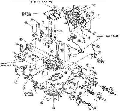 Ajuste De Motor Despiece Carburador Nikki Chevrolet Luv Ajuste De