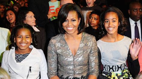 Michelle Obama looks identical to daughters Sasha and Malia in rare childhood photo | HELLO!