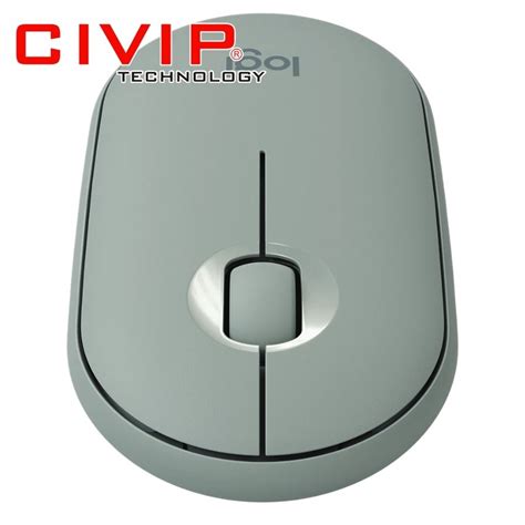 Chuột không dây Logitech Pebble M350 Eucalyptus