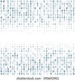 Binary Code Digital Technology Background Stock Vector Royalty Free