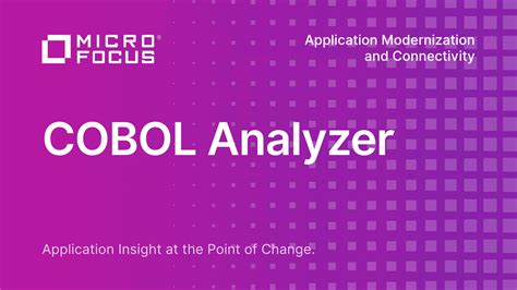 COBOL Analyzer Micro Focus