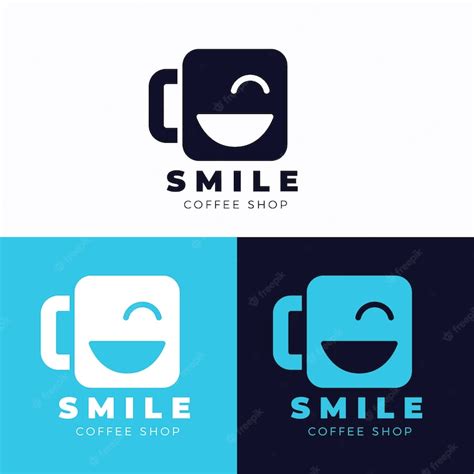 Premium Vector Flat Design Smile Logo Template