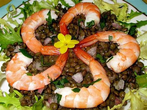 Les Meilleures Recettes De Salade De Lentilles Et Crevettes