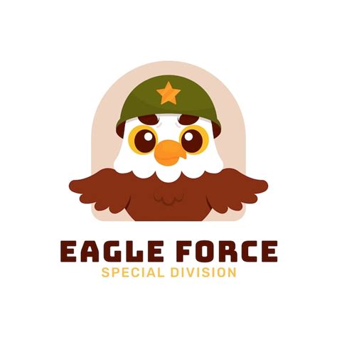 Plantilla de diseño de logotipo de eagle Vector Premium