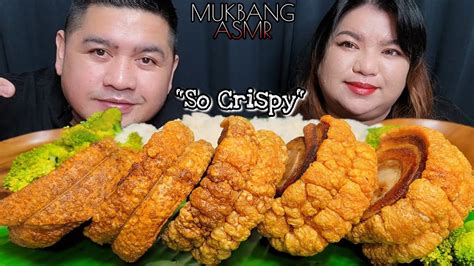 SO CRISPY LECHON KAWALI ROLL MUKBANG ASMR MUKBANG PHILIPPINES YouTube