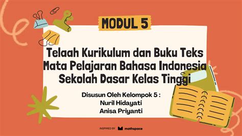 Telaah Kurikulum Dan Buku Teks Mata Pelajaran Bahasa Indonesia Sekolah