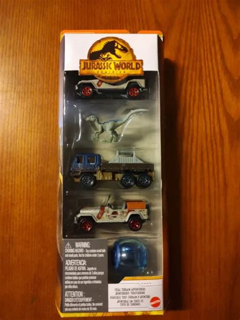 2022 MATCHBOX JURASSIC World Dominion Total Terrain Adventurers 5 Pack