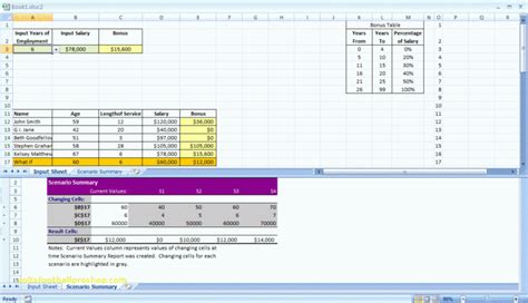 Bonus Spreadsheet Template — db-excel.com