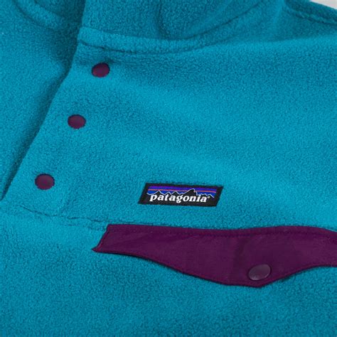 Patagonia Lightweight Synchilla Snap T Fleece Pullover Belay Blue