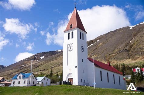 Siglufjordur Town In Iceland