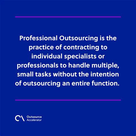 Professional Outsourcing Outsourcing Glossary Outsource Accelerator