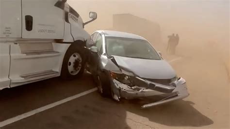 Una Tormenta De Polvo Provoca Un Fatal Accidente En El Que Se Vieron