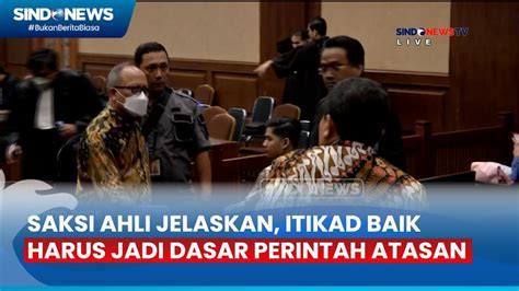 Sidang Kasus Syl Hadirkan Ahli Pidana Prof Agus Surono Sindo Sore 12