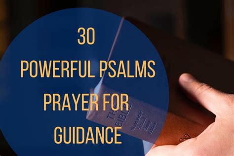 30 Powerful Psalms Prayer For Guidance Bible Verses Of The Day