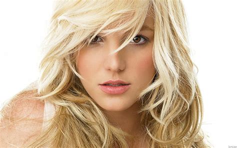 Hd Wallpaper Britney Spears Singer Blonde Face Portrait Pink