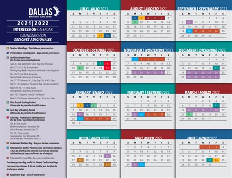 Get Ready to Plan Next Year: Dallas ISD Calendars Are Out - People ...