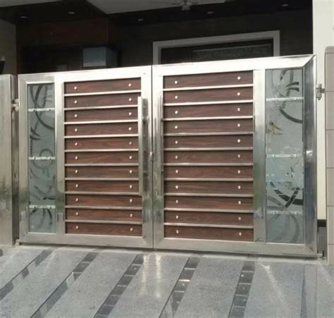 Modern Stainless Steel Swing Main Gate For Home 6x10 Feet At Rs 1050