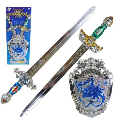 Espadas E Escudos De Brinquedo - Espadas De Brinquedo Kit Medieval Espada Escudo Pequenos | Parcelamento ...