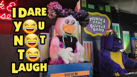 I Dare You Not To Laugh Clip Albermale Nc Chuck E Cheese Show