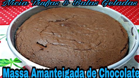 MASSA AMANTEIGADA DE CHOCOLATE NA MEDIDA DE 30X05 FÁCIL E DELICIOSA