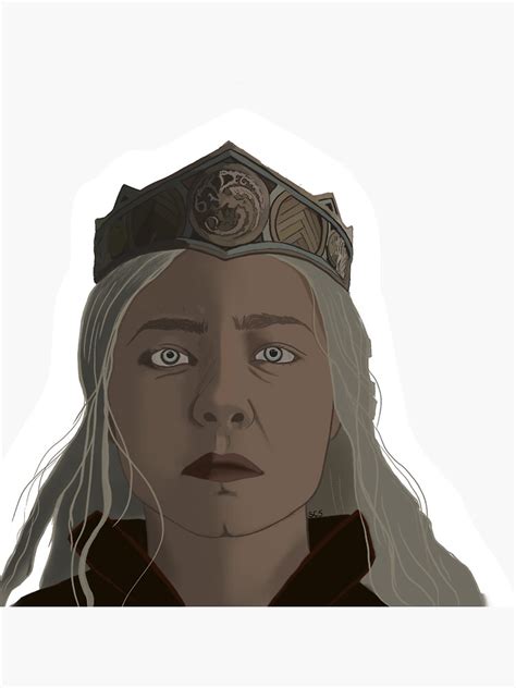 Rhaenyra Targaryen House Of The Dragon Sticker For Sale By